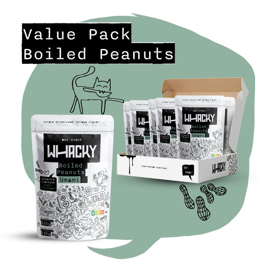 Boiled Peanuts Umami Flavoured 6 packs 220 grams 