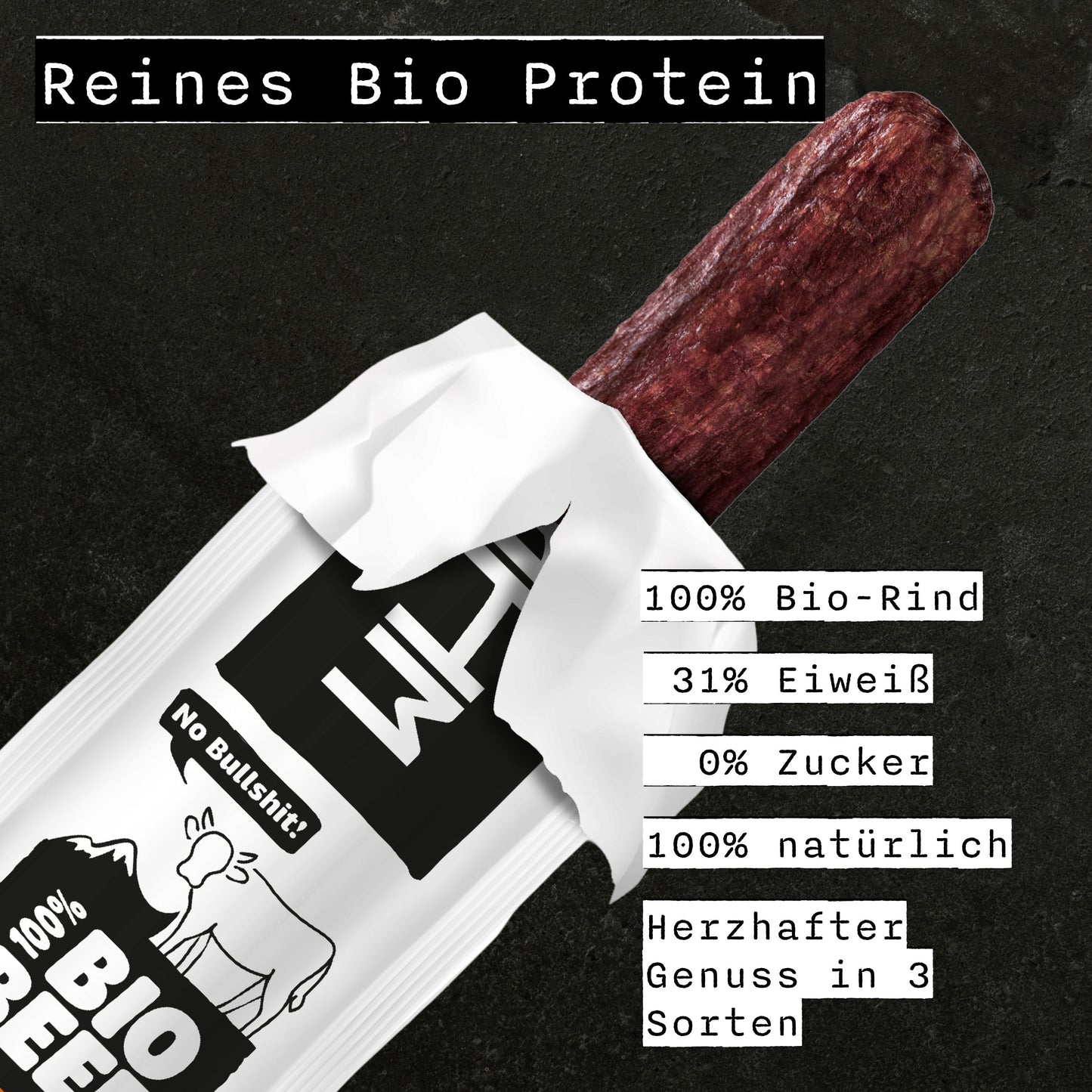 Organic Beef Sticks Mix 9x 32g