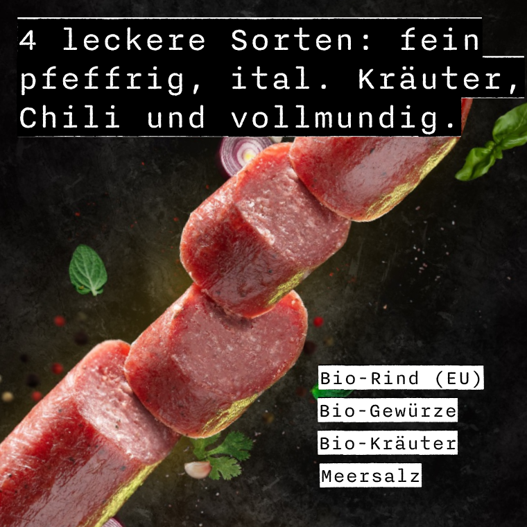 Organic Beef Sticks Sample Pack 3 x 32g 