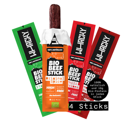 Organic Beef Sticks Sample Pack 3 x 32g 