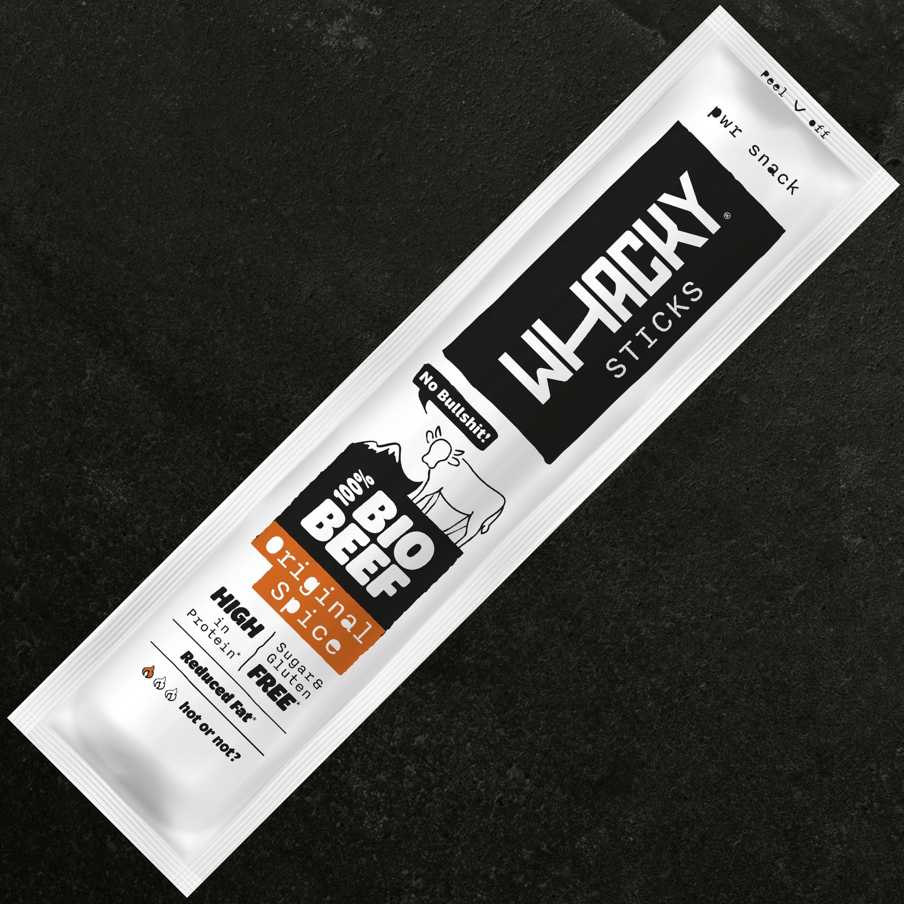 Organic Beef Sticks Original Spice 60x 32g – Whacky Food