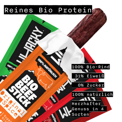 Organic Beef Sticks Sample Pack 3 x 32g 