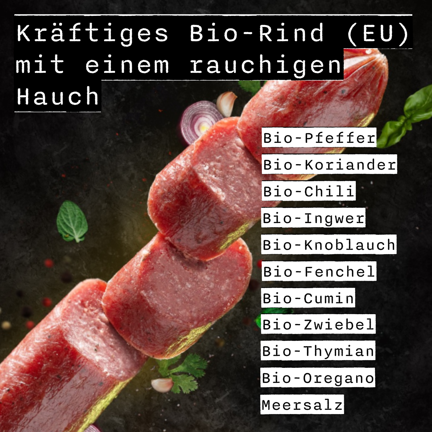 Organic Beef Sticks Original Spice 9x 32g