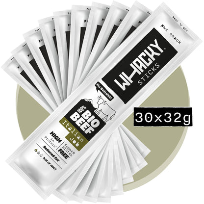Organic Beef Sticks Italian Job 30x 32g