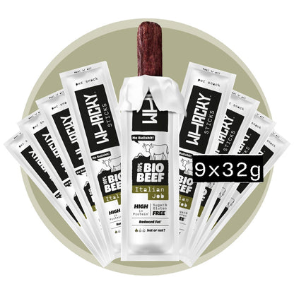Organic Beef Sticks Italian Job 9x 32g